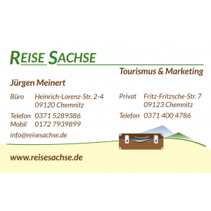 Logo ReiseSachse | Tourismus & Marketing