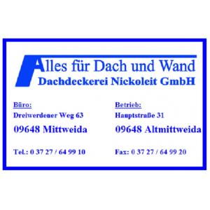 Logo Dachdeckerei Nickoleit GmbH