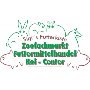 Logo Sigi´s Futterkiste - zookauf Jessen | Zoohandel-Futtermittel-Koi & Teichcenter | Inh. Marko Kotte