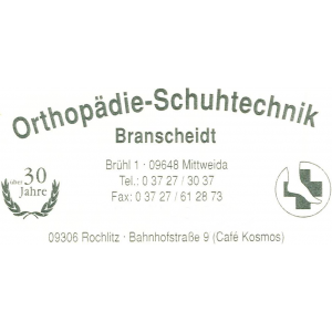 Logo ORTHOPÄDIE-SCHUHTECHNIK Uwe Branscheidt