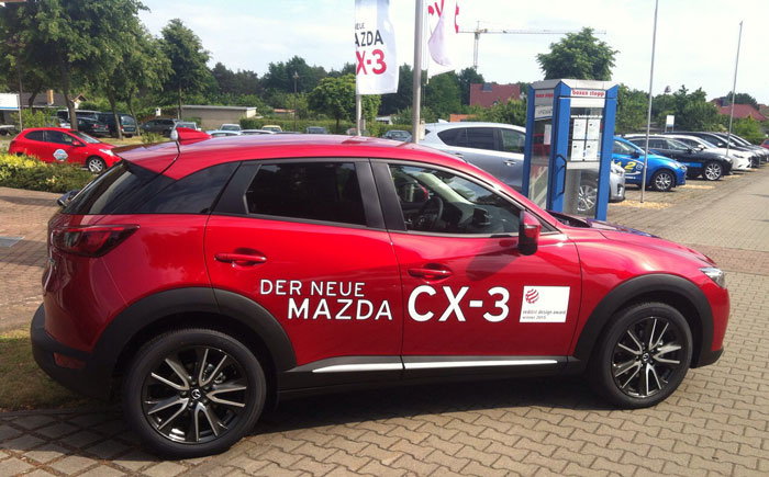 Premieren-Party des neuen CX-3 im Autohaus Heide & Merolt in Bad Liebenwerda