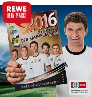 DFB Sammelalbum bei REWE