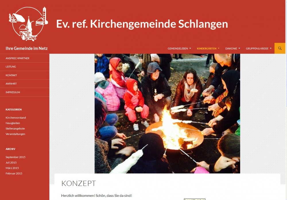 Homepage der Ev. Ref. Kirchengemeinde in Schlangen