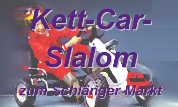 Der MSC veranstaltet zum Schlänger Markt wieder den beliebten Kett-Car-Slalom