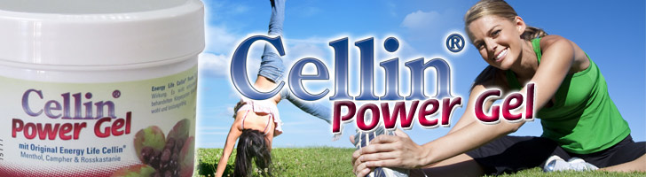 Cellin & Cellin Power Gel von vitaltrunk.de sind wirksam und ideal in Prävention, Therapieunterstützung und Regeneration.