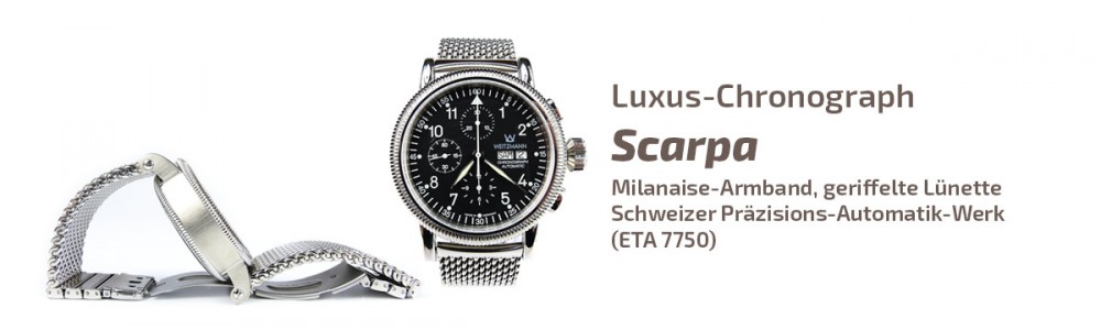 Armbanduhren, Fliegeruhren und Chronographen der deutschen Marke WEITZMANN finden Sie im Shop bei uhrenkiste24.com