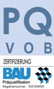 PQ VOB Zertifizierung vom Bau.
