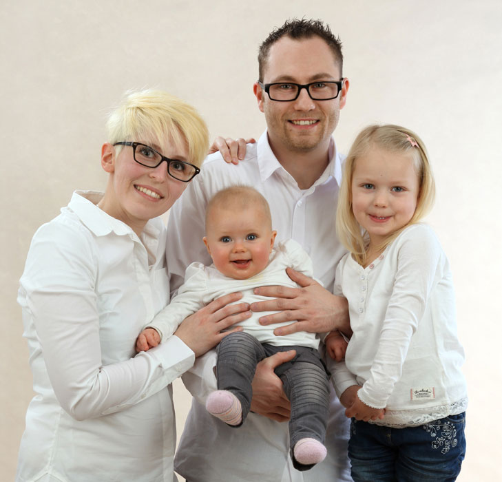 Familienaufnahmen bei Foto Studio Kirsch in Wittenberg