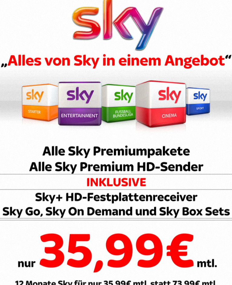 Sky Komplett Angebote Für Bestandskunden