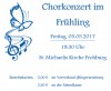 Nicht vergessen! Morgen 19:30 Uhr Chorkonzert in Frohburg