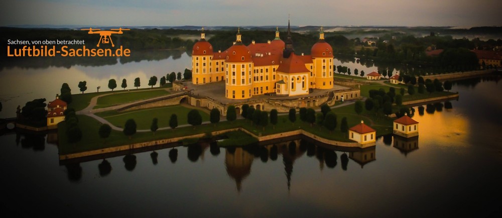 Luftbild Sachsen Schloss Moritzburg