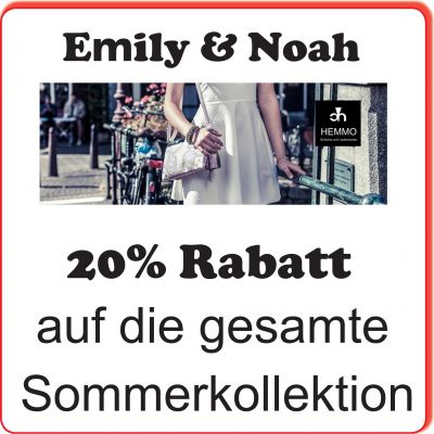Emily & Noah 20% schuhe und lederwaren hemmo fachgeschaeft geschäfte sichtbar weisswasser mode fashion 