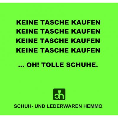 KEINE TASCHE... neongruen Fingerkleid.de & Hemmo Schuhe und Lederwaren Weisswasser