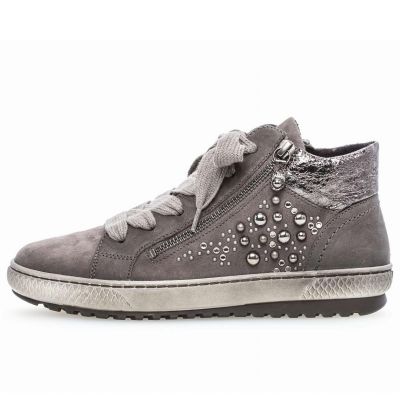 93 756 19 1 Gabor Damen Stiefeletten zinn dark grey Hemmo Weißwasser Schuhe und Lederwaren Mode fashion sichtbar Weisswasser MeinZuhauseLKGR