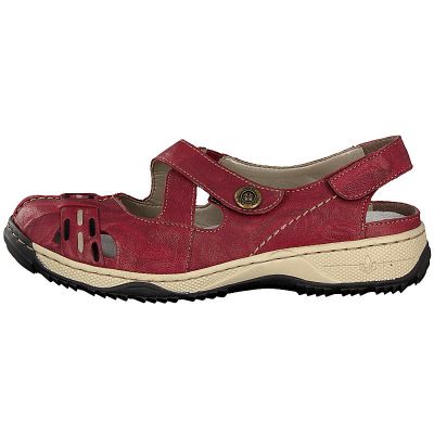 rieker damen sandalen slipper rot 47478 35 2 Hemmo Schuhe Mode fashion sichtbar Weisswasser MeinZuhauseLKGR