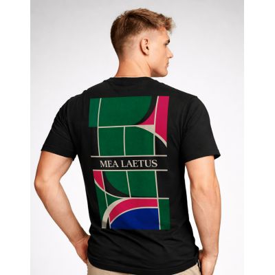 retro tennis court tee black MEA LAETUS(1)