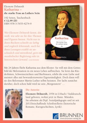 „Katharina, die starke Frau an Luthers Seite” Autorenlesung