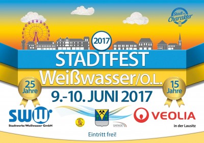 9. & 10. Juni 2017 Stadtfest Weißwasser/O.L.