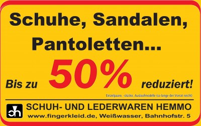 SALE - Schuhe, Sandalen, Pantoletten... bis 50% reduziert!