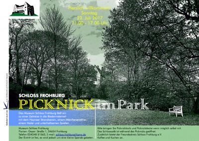 Picknick im Park  - Schloss Frohburg lädt ein