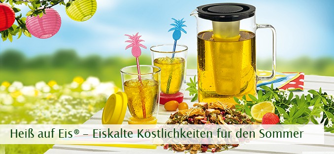 Sommer , Sonne und Eistee