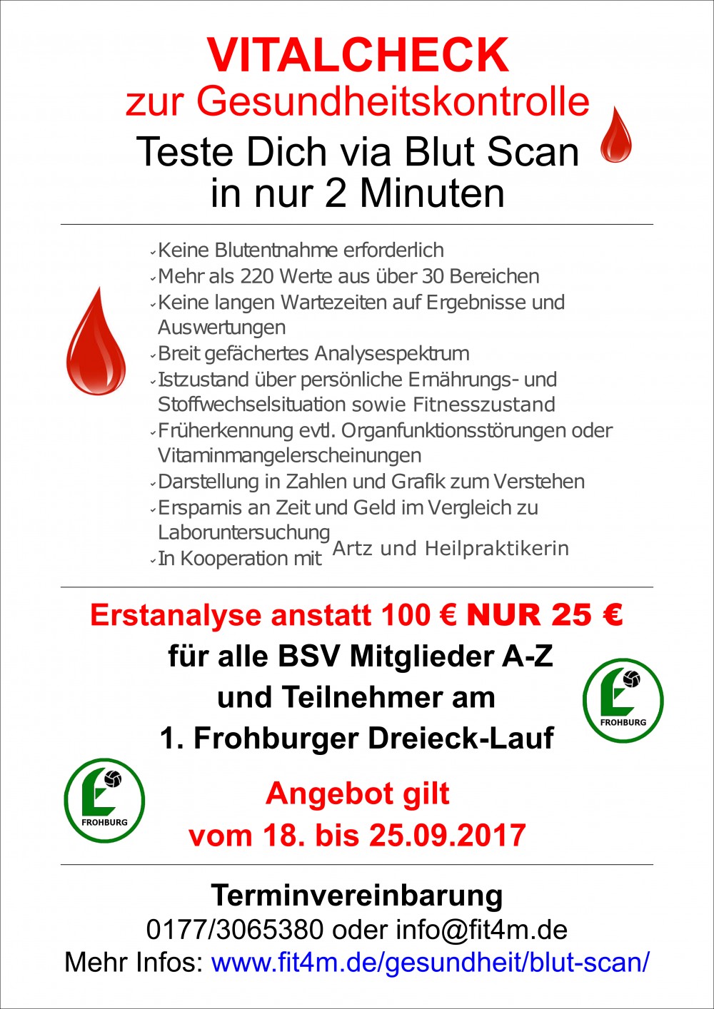 VITALCHECK zur GESUNDHEITSKONTROLLE