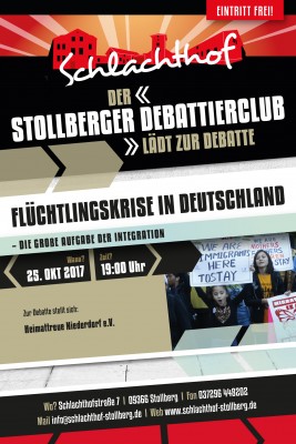 Stollberger Debattierclub Flüchtlingskrise in Deutschland