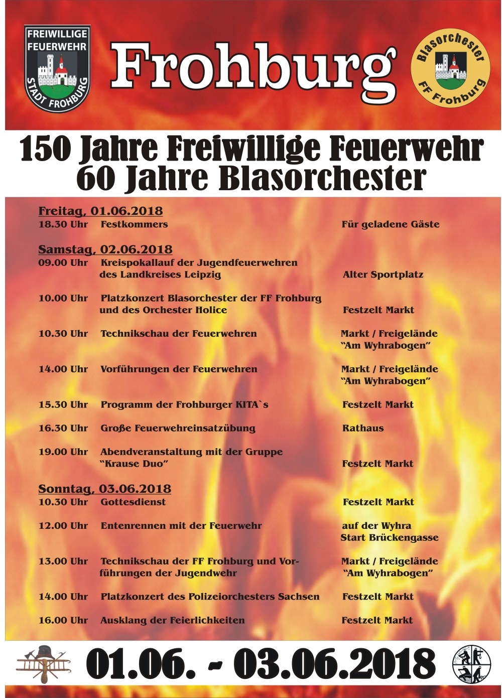 150 Jahre Freiwillige Feuerwehrund 60 Jahre Blasorchester!