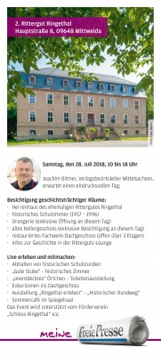"Unentdeckte Orte" für Groß und Klein - Rittergut Ringethal