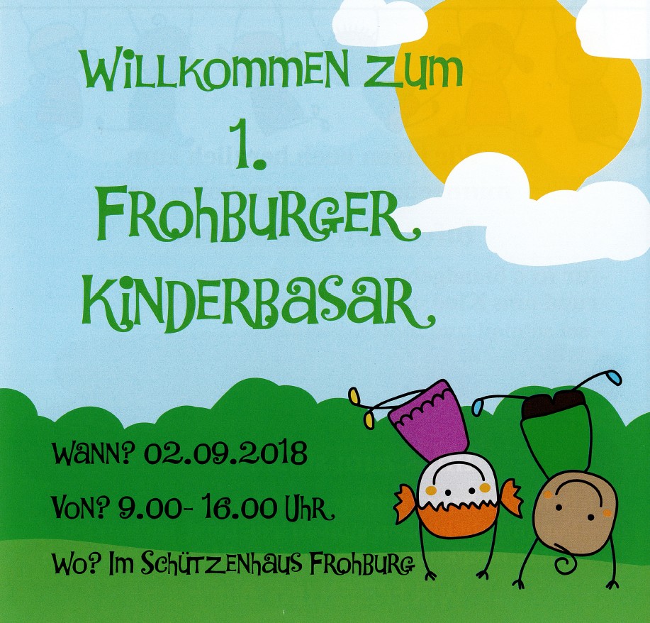 1. Frohburger Kinderbasar am 01.09.2018
