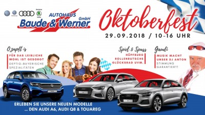 Oktoberfest im Autohaus Baude & Werner in Mittweida