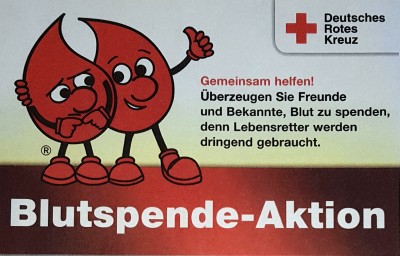 Blutspende-Aktion - Schenke Leben, Spende Blut!