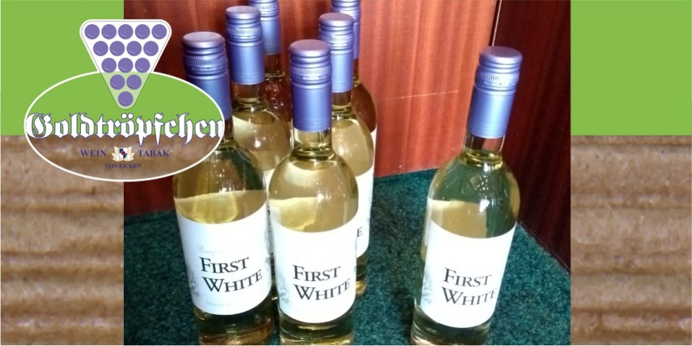 FIRST WHITE 2019 der erste Wein des neuen Jahrgangs
