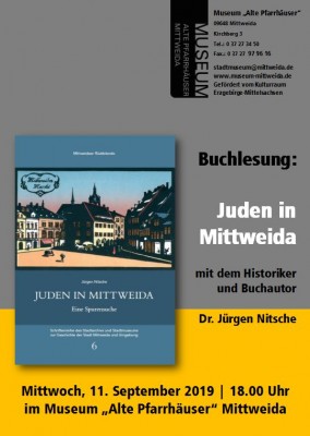 Buchlesung "Juden in Mittweida - eine Spurensuche"
