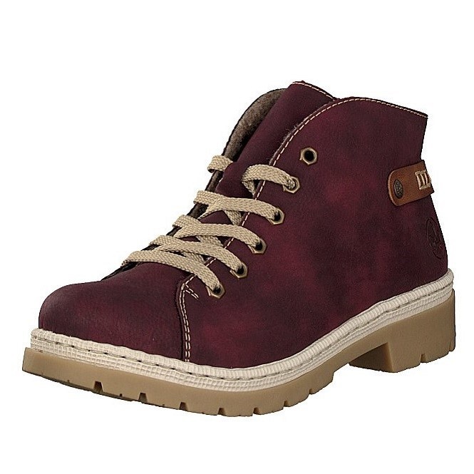 Rieker Damen Schnürboot bordeaux (rot) - M9432-35