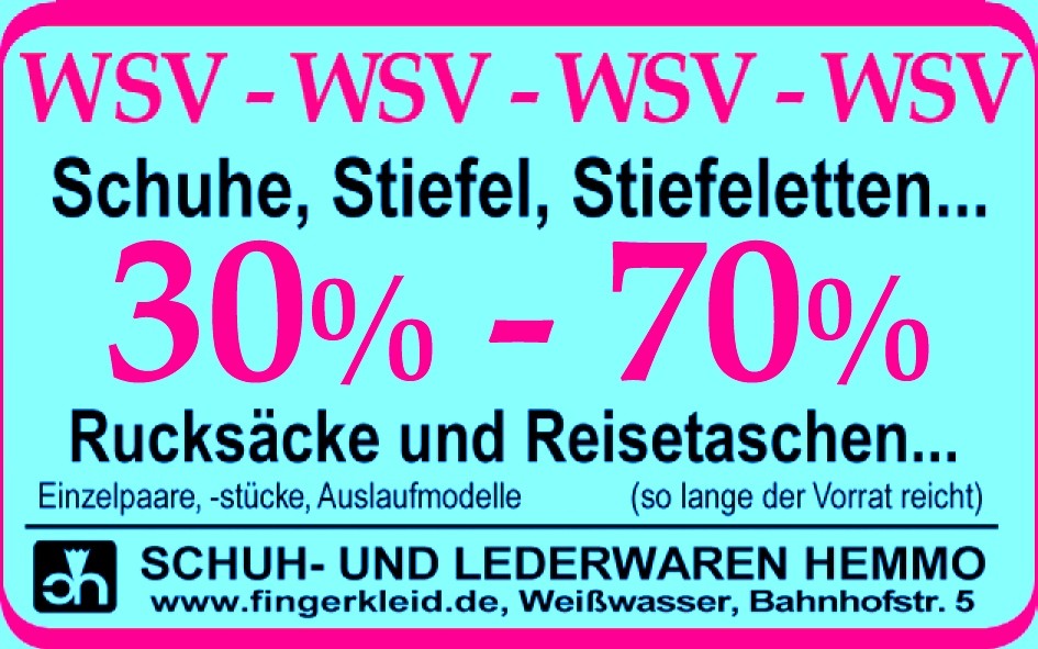 WSV - Winter-Spar-Vergnügen - SALE - Schuhe & Taschen - WSV
